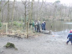 Work Party at Coppice Pond, Feb 2017